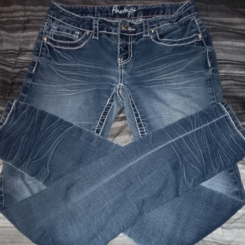 Amethyst size 3 tall skinny denim washed